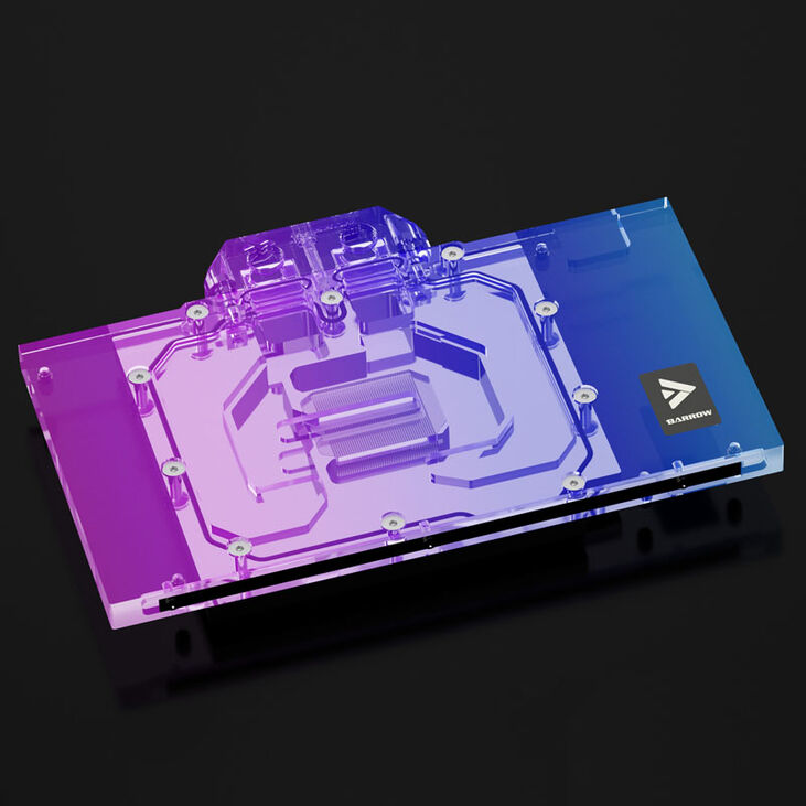 Barrow LRC 2.0 GPU-Wasserkühler, RGB, schwarz - Acryl image number 2