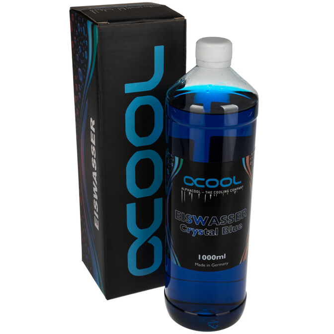 Alphacool Eiswasser Crystal Blue, 1000ml Fertiggemisch - blau image number 0