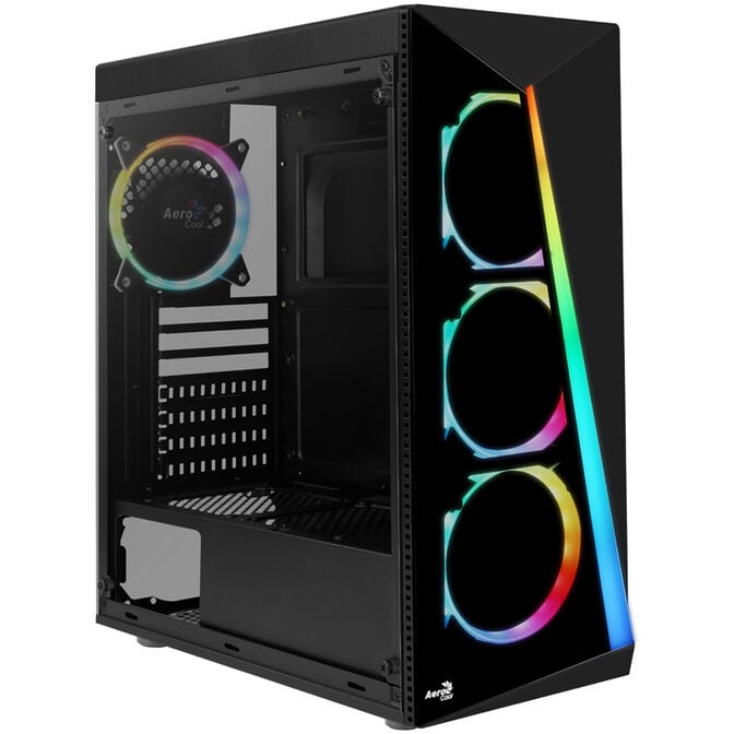 Aerocool Shard Tempered Glass Midi-Tower - schwarz image number 7