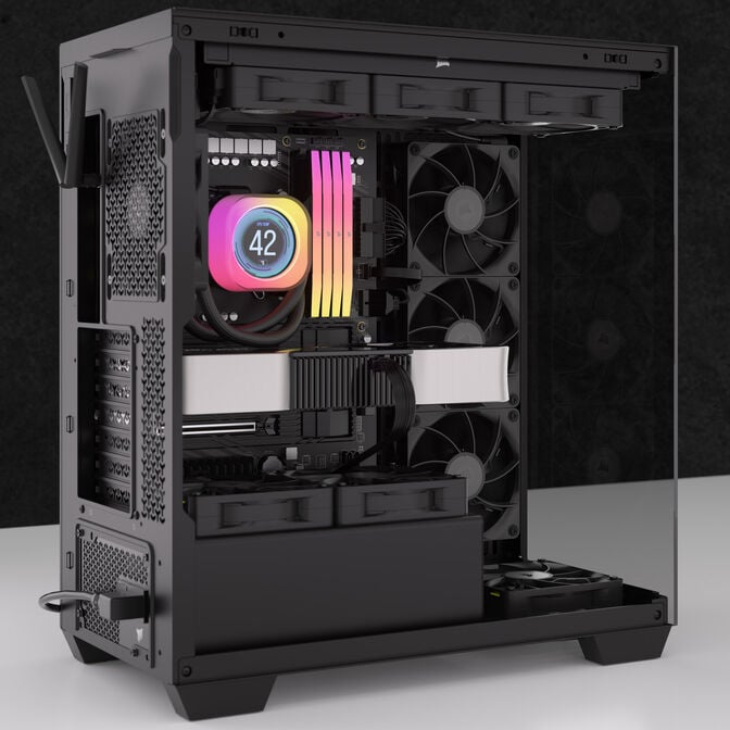 Corsair iCUE LINK RX120 MAX Series, PWM L&uuml;fter - 120mm, schwarz image number 11