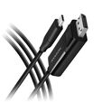 AXAGON RVC-DPC USB-C auf DisplayPort-Kabel, 1,8 m, 4K/60Hz - schwarz image number null