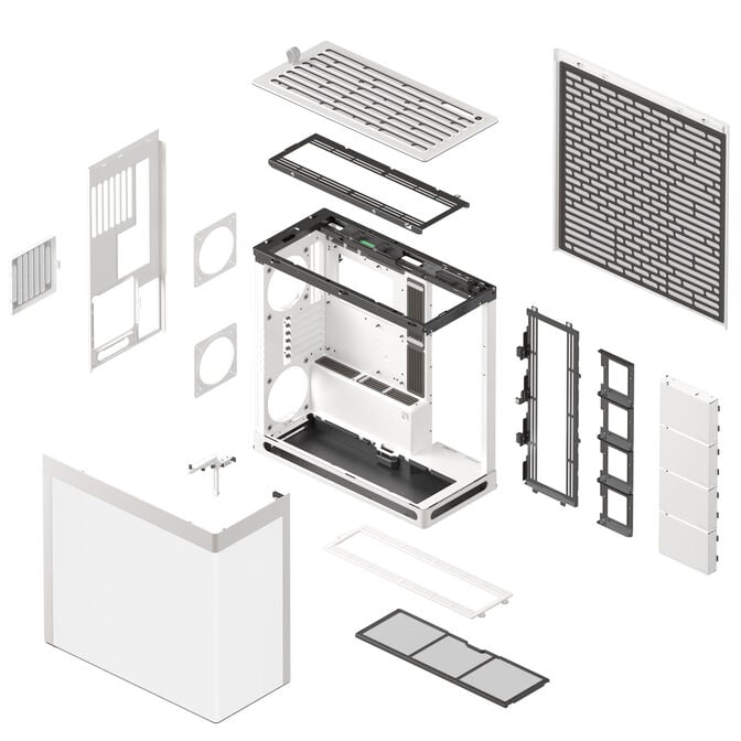 HAVN HS 420 PC-Geh&auml;use, Midi-Tower, E-ATX, Tempered Glass - wei&szlig; image number 8