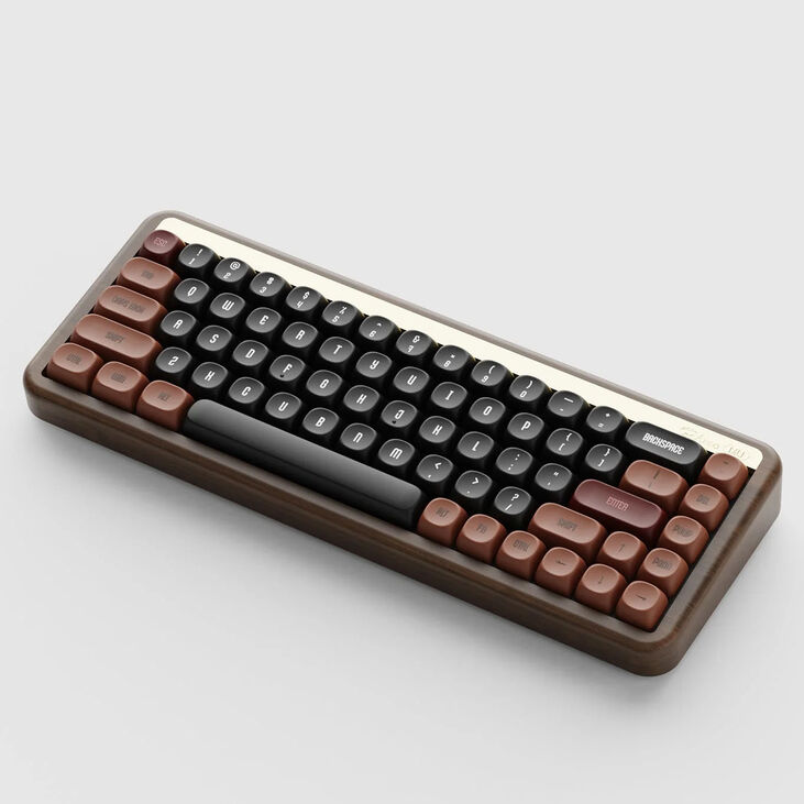 Akko MU01 Autumn Gaming Keyboard - Walnut Case, Akko X TTC Demon Switches, ANSI (US) image number 2