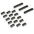 Kolink Core Adept Braided Cable Extension Kit - Black/Grey image number null