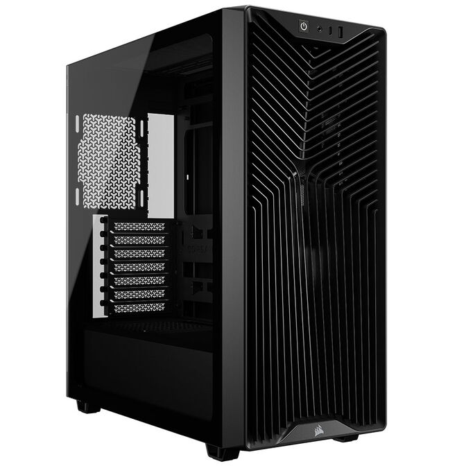 Corsair 3200D RS PC Case, Mid-Tower, ATX, Tempered Glass - Black image number 0