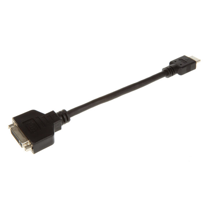 InLine HDMI zu DVI Buchse Adapter Kabel High Speed, schwarz - 0,2m image number 1