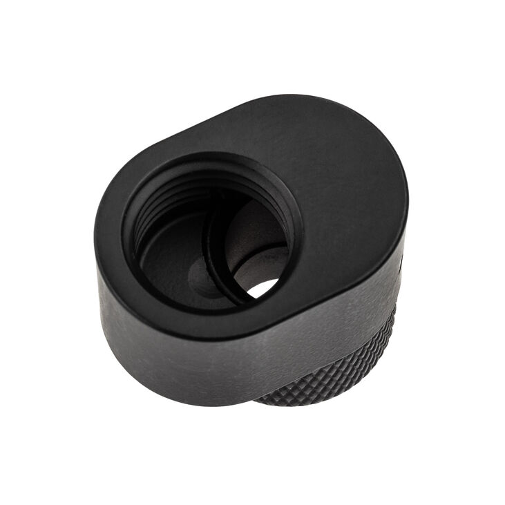 XSPC G1/4 Rotary 7mm Offset Fitting - matte black image number 1