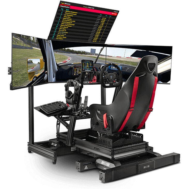 Next Level Racing F-GT Elite Aluminium Simulator Cockpit - Front and Side Mount Edition image number 6