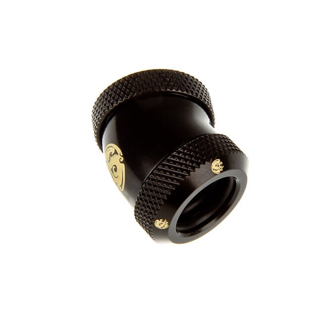 Bitspower Multi-Link Adapter 30 Grad 12mm AD auf 12mm AD Hardtube - schwarz matt image number 0