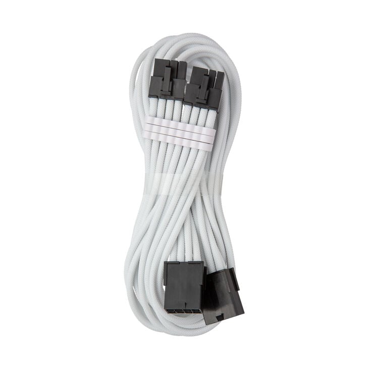 CableMod Pro ModMesh 8+8-pin PCI-e-Verlängerung, 45cm - weiß image number 0