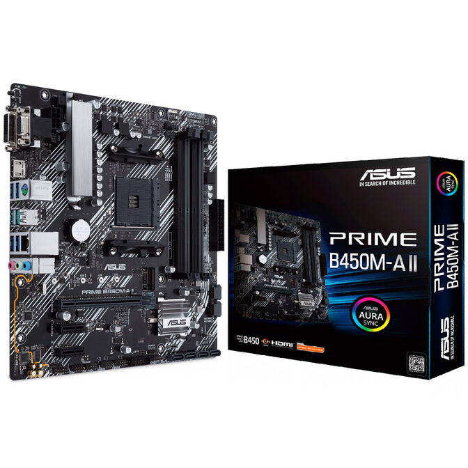 ASUS PRIME B450M-A II, AMD B450 Mainboard - Sockel AM4 image number 0