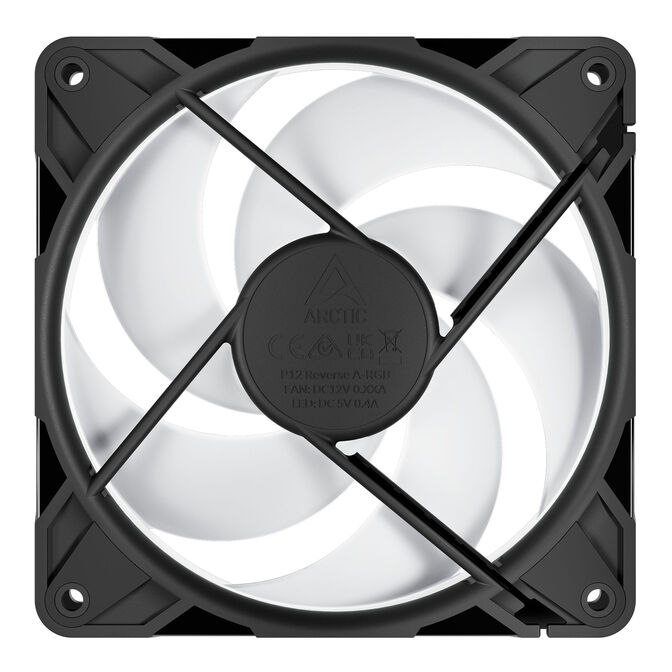 ARCTIC P12 Pro Reverse A-RGB PWM L&uuml;fter - 120mm, schwarz, 3er-Pack image number 5