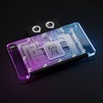 Alphacool Core GeForce RTX 5080 EPIC-X Waterblock, Backplate - Acrylic, Black image number null