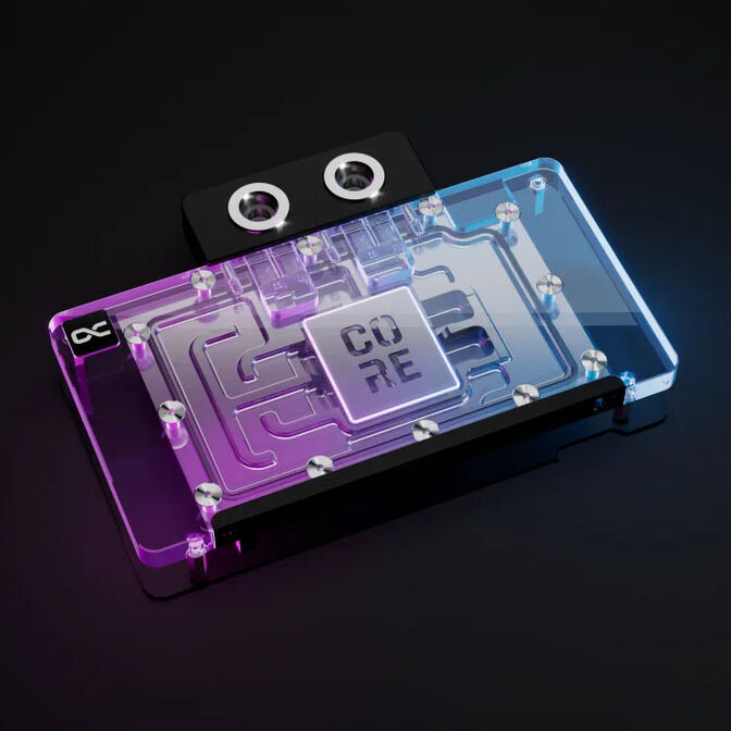 Alphacool Core GeForce RTX 5080 EPIC-X Waterblock, Backplate - Acrylic, Black image number 2