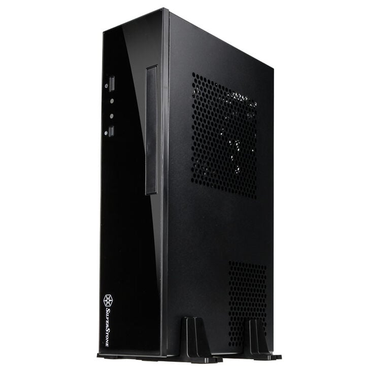 SilverStone SST-ML09B Milo HTPC Gehäuse - schwarz image number 1