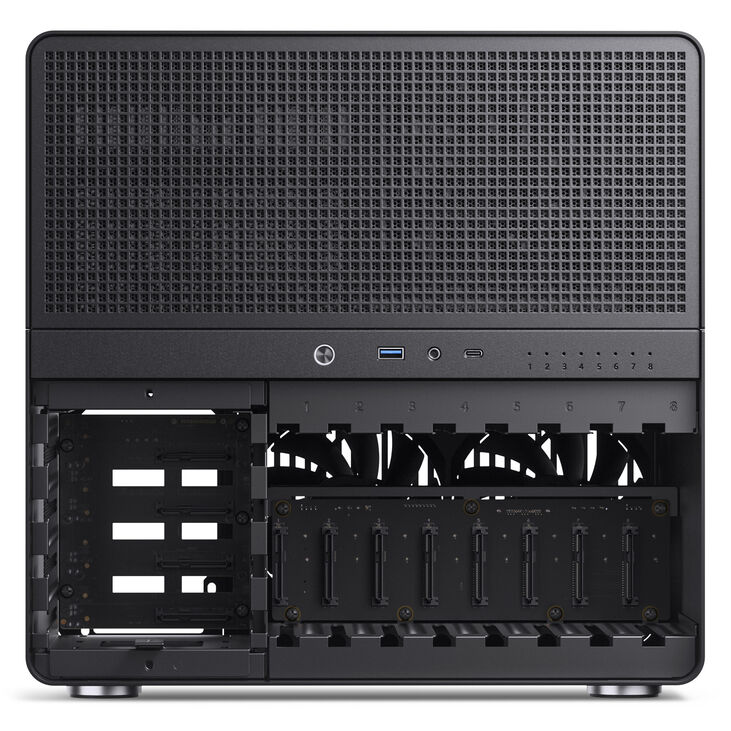 Jonsbo N5 NAS case, E-ATX - black image number 14