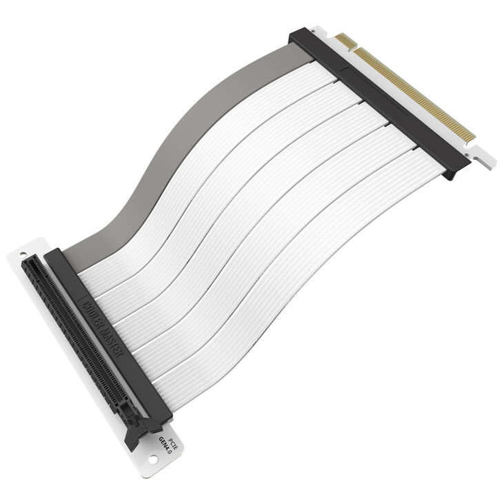 Cooler Master Riser Cable V2 PCIe 4.0, 200mm - weiß image number 0