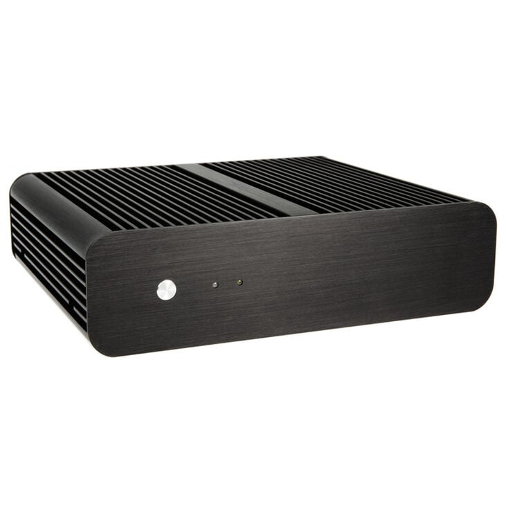 Akasa Euler Fanless Thin-Mini-ITX Gehäuse, OEM - schwarz image number 0