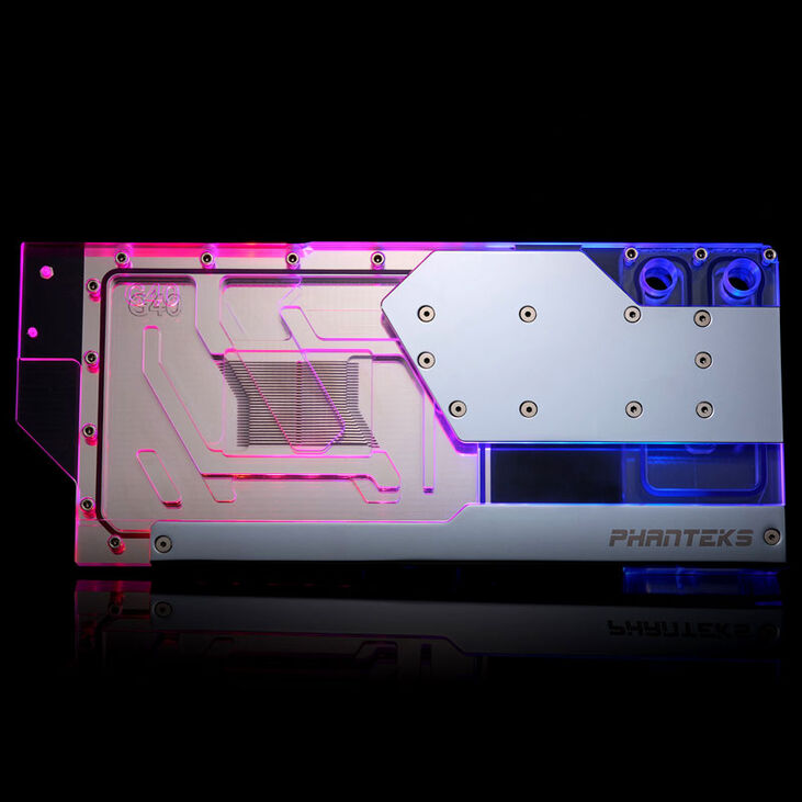 PHANTEKS Glacier G40 RTX 4090 Waterblock with Backplate for Gigabyte, D-RGB - chrome image number 5