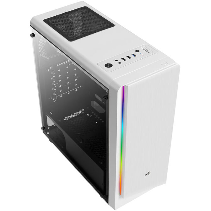 Aerocool Rift White Midi-Tower - wei&szlig; Window image number 1