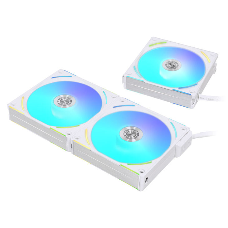 Lian Li UNI FAN AL120 V2 ARGB PWM Fan, Triple Pack with Controller - 120mm, white image number 6