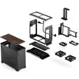 Fractal Design Era 2 Mini-ITX Case, Walnut Wood Panel &ndash; Grey image number null
