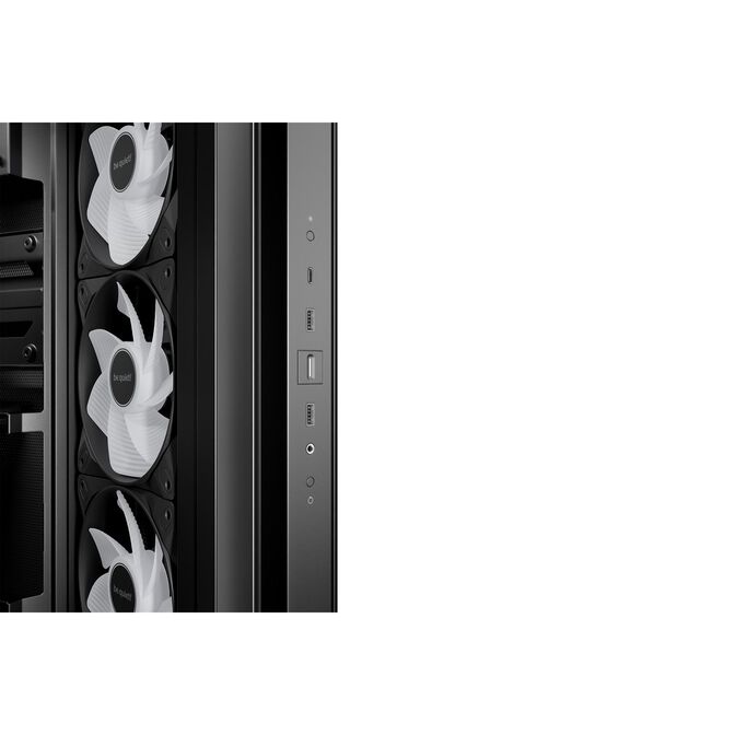 be quiet! Light Base 500 LX PC-Geh&auml;use, Midi-Tower, ATX, ARGB, Tempered Glass - schwarz image number 4