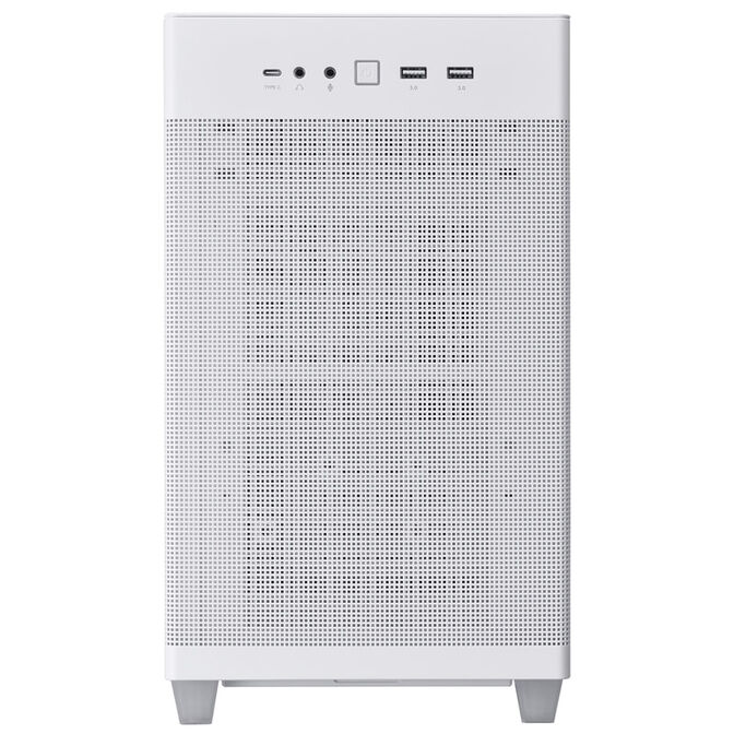 ASUS Prime AP201 Micro-ATX case, Tempered Glass - white image number 3