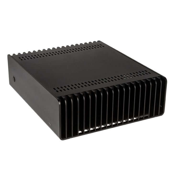 Streacom ST-FC9B Alpha Fanless HTPC Aluminium Gehäuse - schwarz image number 6