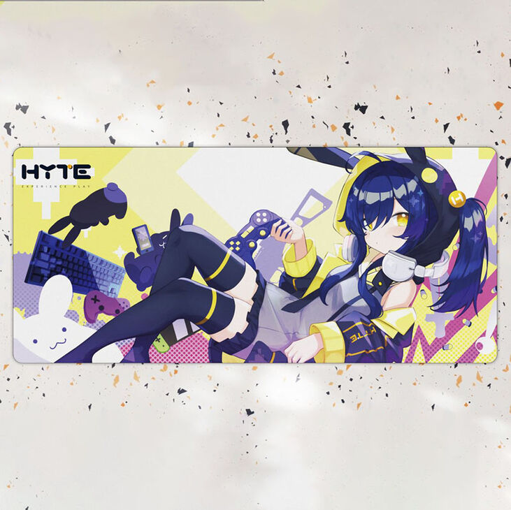 Hyte Bunny Splash Gaming Mousepad image number 1