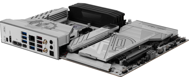 MSI MPG Z890 Edge TI WIFI motherboard, Socket LGA 1851, Intel Z890, ATX, DDR5 image number 5
