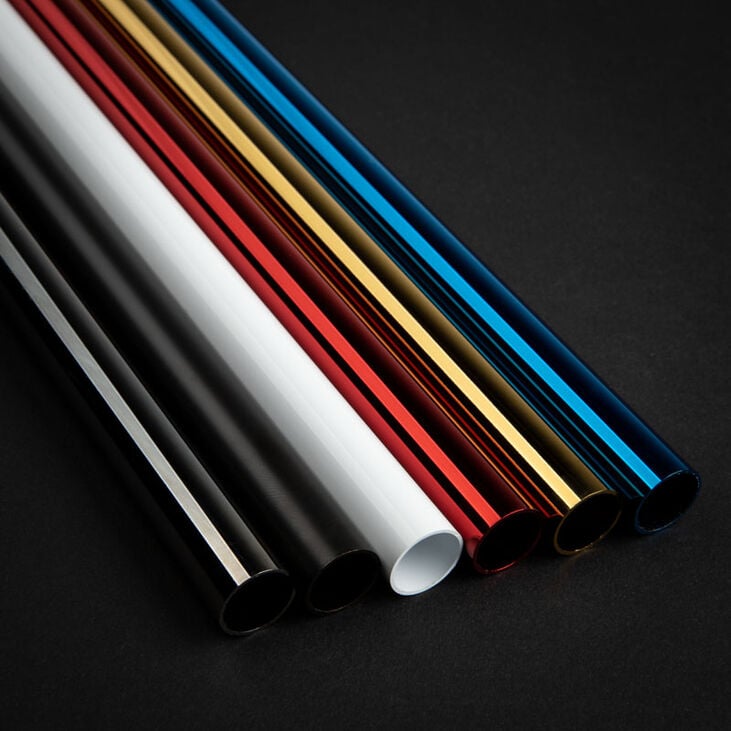 Bitspower None Chamfer Brass Hard Tubing 14mm AD, 500mm - gold image number 2