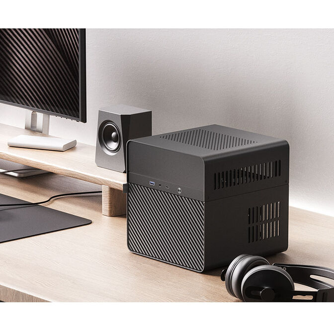 Jonsbo N2 Mini-ITX NAS Geh&auml;use - schwarz image number 9