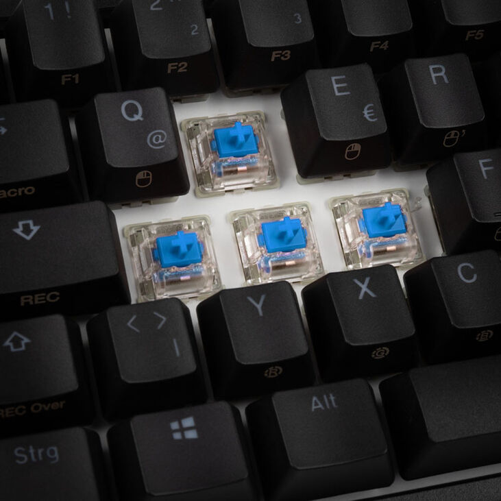 Ducky One 2 SF Gaming Tastatur, MX-Blue, RGB LED - schwarz image number 6
