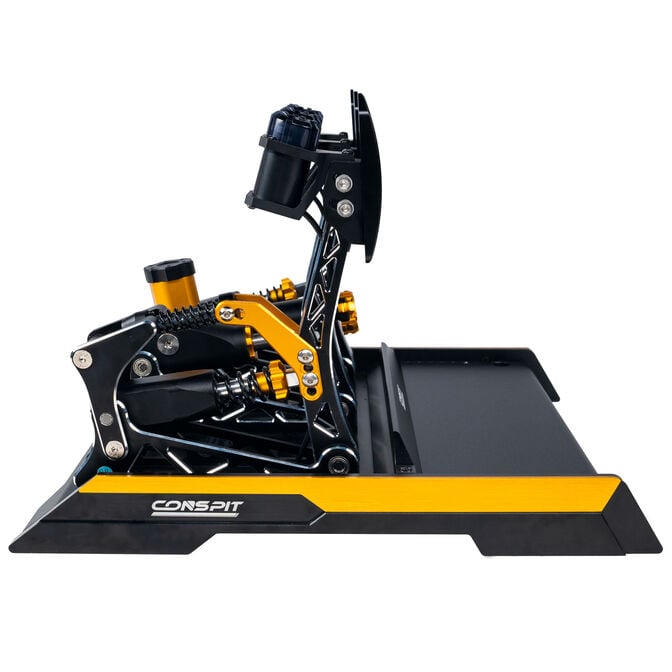 CONSPIT CPP EVO 3 V2 Pedal set, hydraulic brake cylinder, with clutch pedal - black image number 2