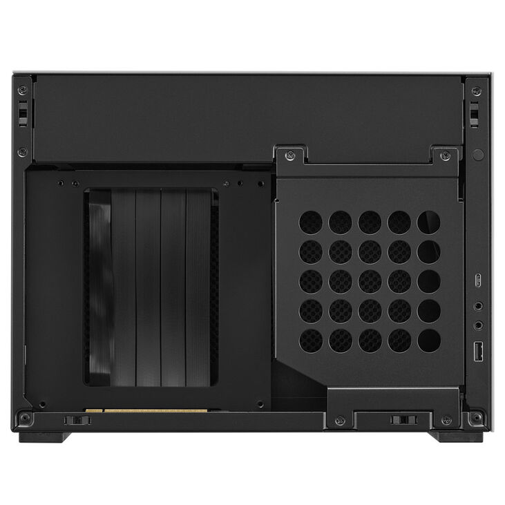 Lian Li DAN Cases A4-H2O A4 Mini-ITX Gehäuse, PCIE4.0 Riserkabel - silber image number 4