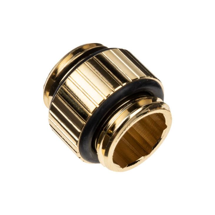EK Water Blocks EK-Quantum Torque Micro G1/4 inch Extension straight MM 7 - gold image number 0