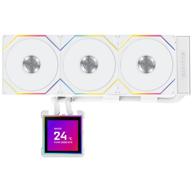 Lian Li HydroShift II LCD-S 360TL AiO Water Cooling, RGB, LCD Display - 360mm, white image number 3