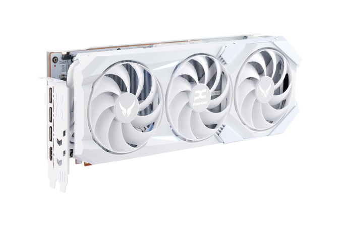 PowerColor Red Devil Spectral White Radeon RX 9070 XT Grafikkarte, 16384 MB GDDR6 image number 2