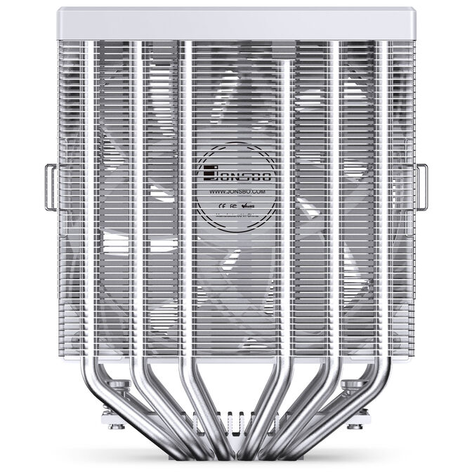 Jonsbo CB80 CPU Cooler, Dual-Tower, 2 x 120mm, PWM, RGB - white image number 9