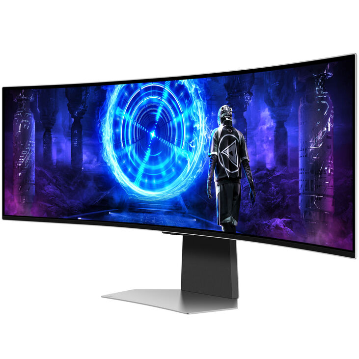 Samsung Odyssey OLED G9 G95SD, 49 Zoll Gaming Monitor, 240Hz, QD-OLED, G-SYNC Compatible image number 1