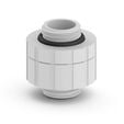 Bitspower Artemis Rotary Extender - Sandblast Silver image number null