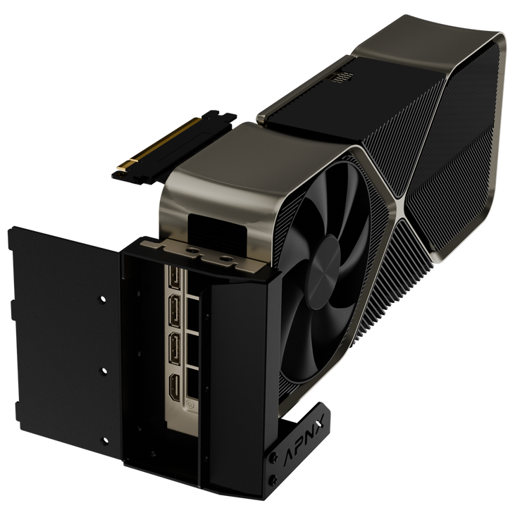APNX Vertikale GPU Halterung Kit 2 - schwarz image number 2