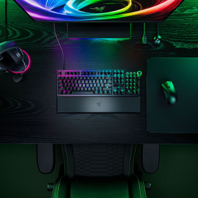 Razer Huntsman V3 Pro 8KHz Gaming Keyboard, Razer Analog Optical Gen 2 - ISO (DE), black image number 3