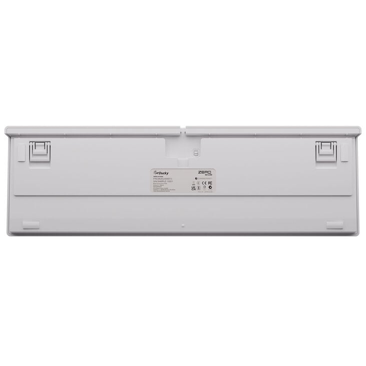 Ducky Zero 6108 Pure White Kabellose Gaming Tastatur - Cherry MX2A Speed-Silver, ISO (DE) image number 5