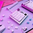 Glorious GMMK Wireless Numpad - Fox Switches, grey/white image number null