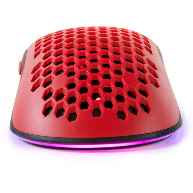 Arozzi Favo Ultra Light Gaming Mouse - black/red image number 5
