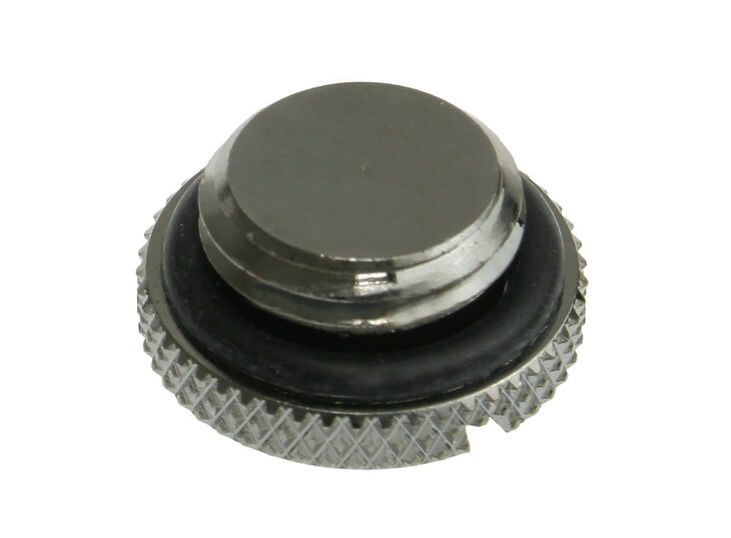 Bitspower Verschlussstopfen G1/4 Zoll AG - flach, schwarz image number 1