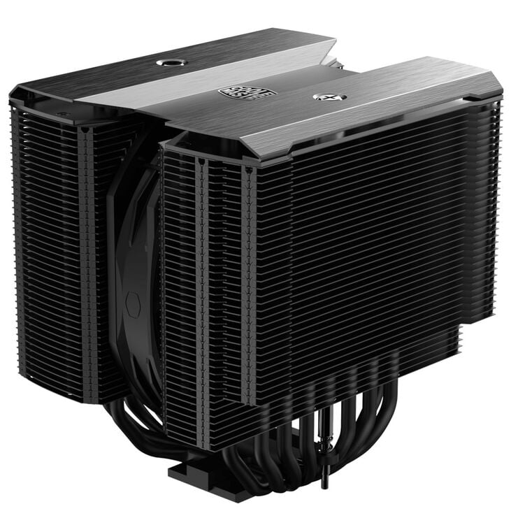 Cooler Master MasterAir MA824 Stealth CPU-Kühler - 135mm, schwarz image number 2