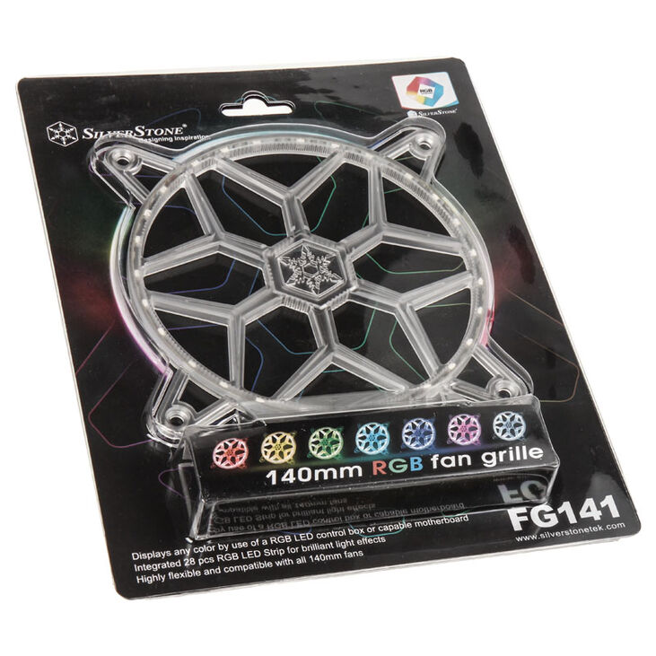 SilverStone SST-FG141, 140mm RGB fan grill image number 7